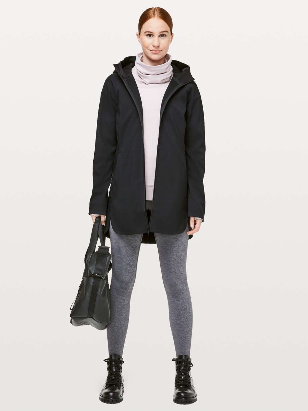 Lululemon Glyde Along Soft Shell Rain Coat, size 6